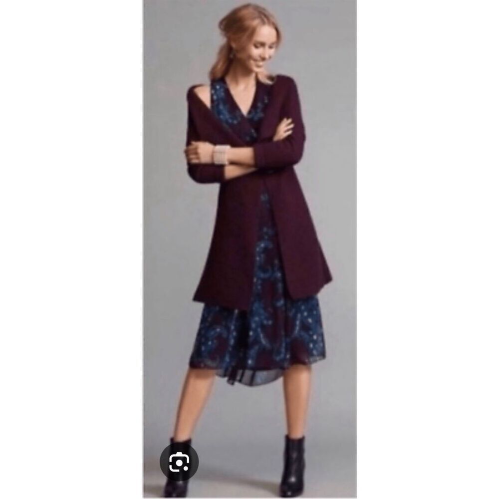 CAbi Regal cardigan mulberry color style 3350 sz Medium